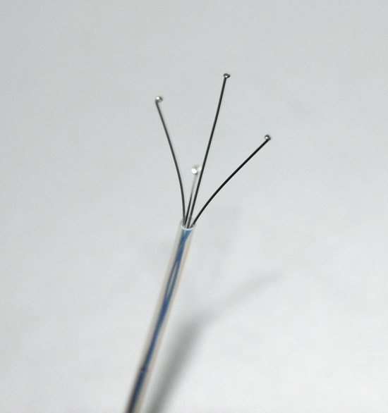 四爪形異物鉗爪特寫