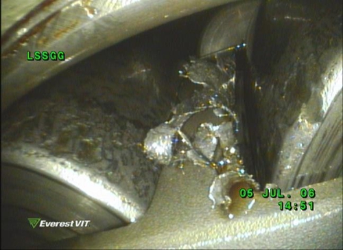 軸承損壞情況一